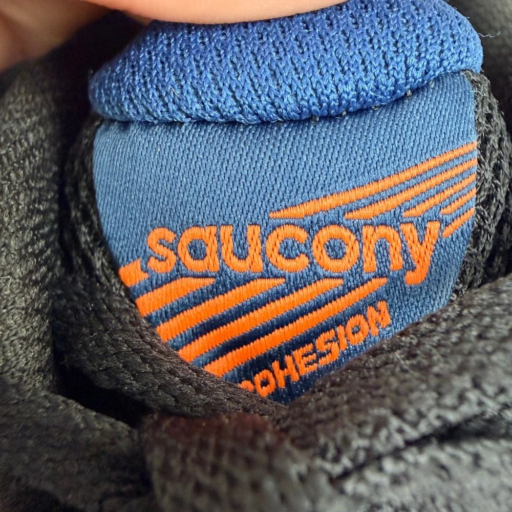 Saucony Cohesion 15 Men's Running Shoes Gray Black Orange S20701-15 Size‎ 12